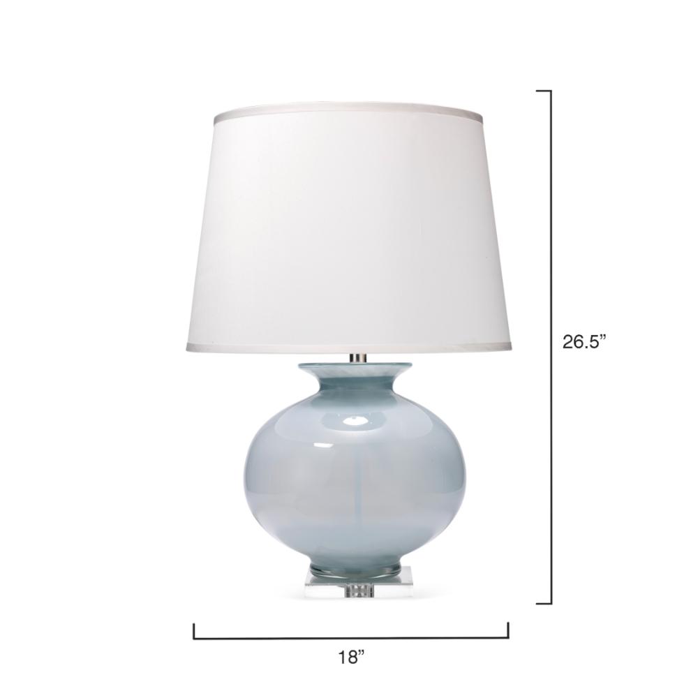 Jamie Young Blue Glass Acrylic Heirloom Table Lamp