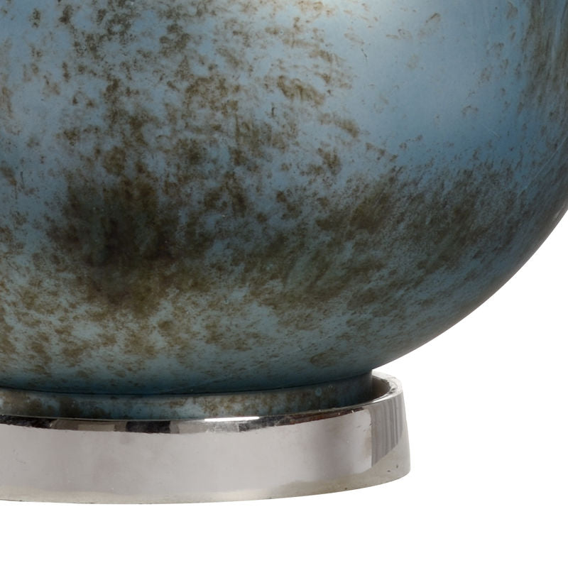 Blue Misty Glass Table Lamp-Table Lamps-Wildwood-LOOMLAN