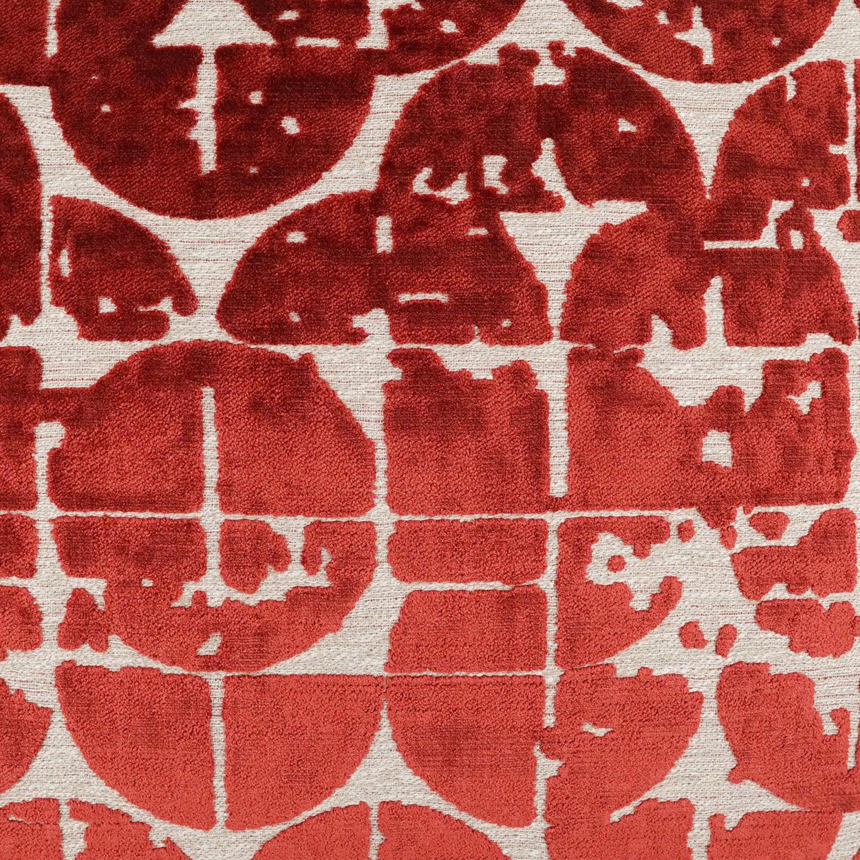 D.V. Kap Bravura Sienna Red Throw Pillow With Insert