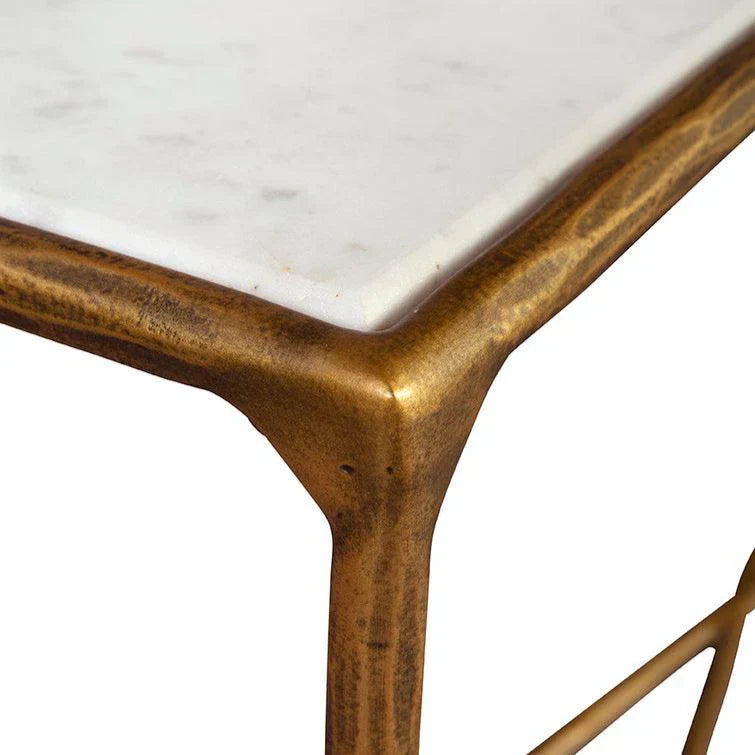 Furniture Classics Bronson Marble Top Sofa Table