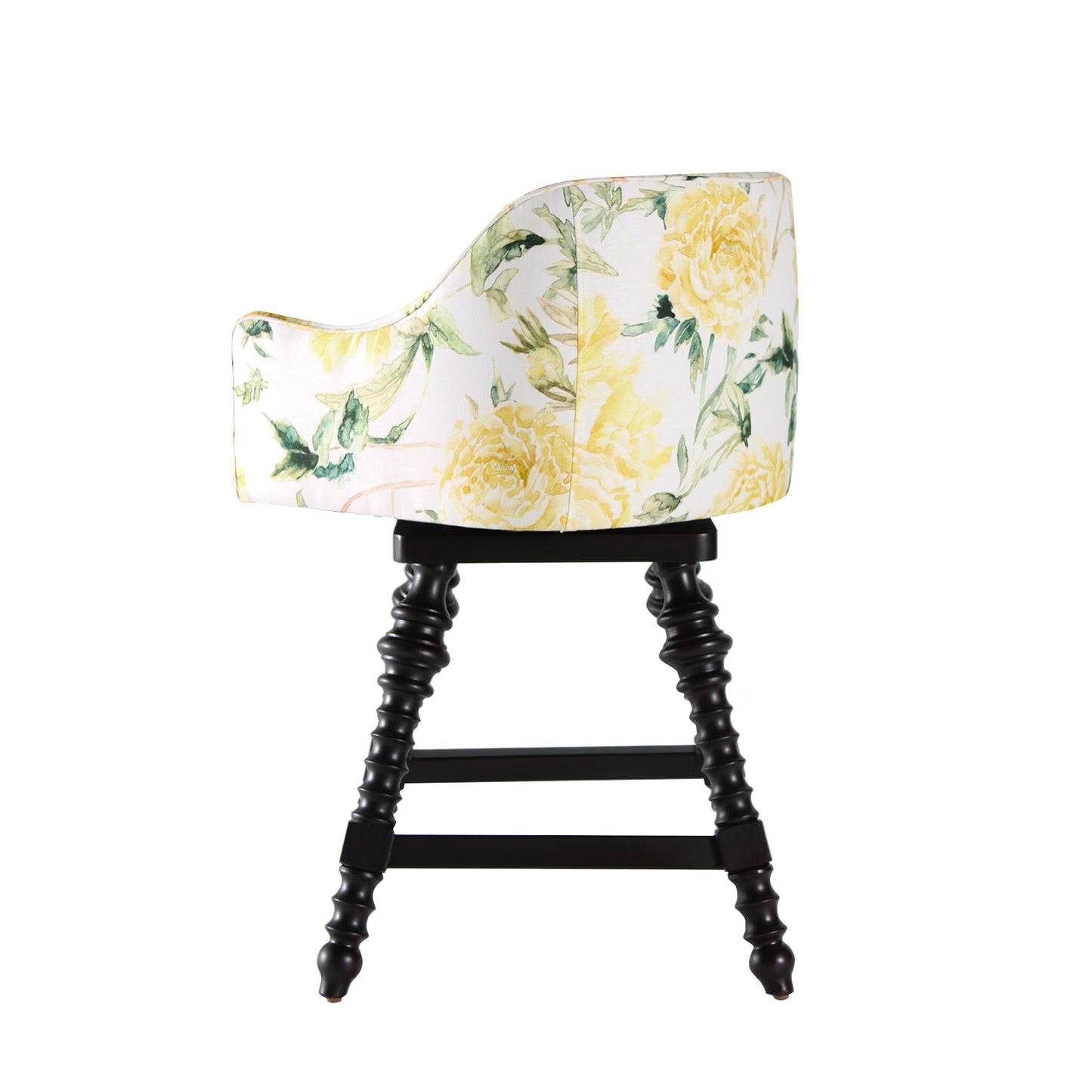 Loren Colorful Fabric Counter Stool
