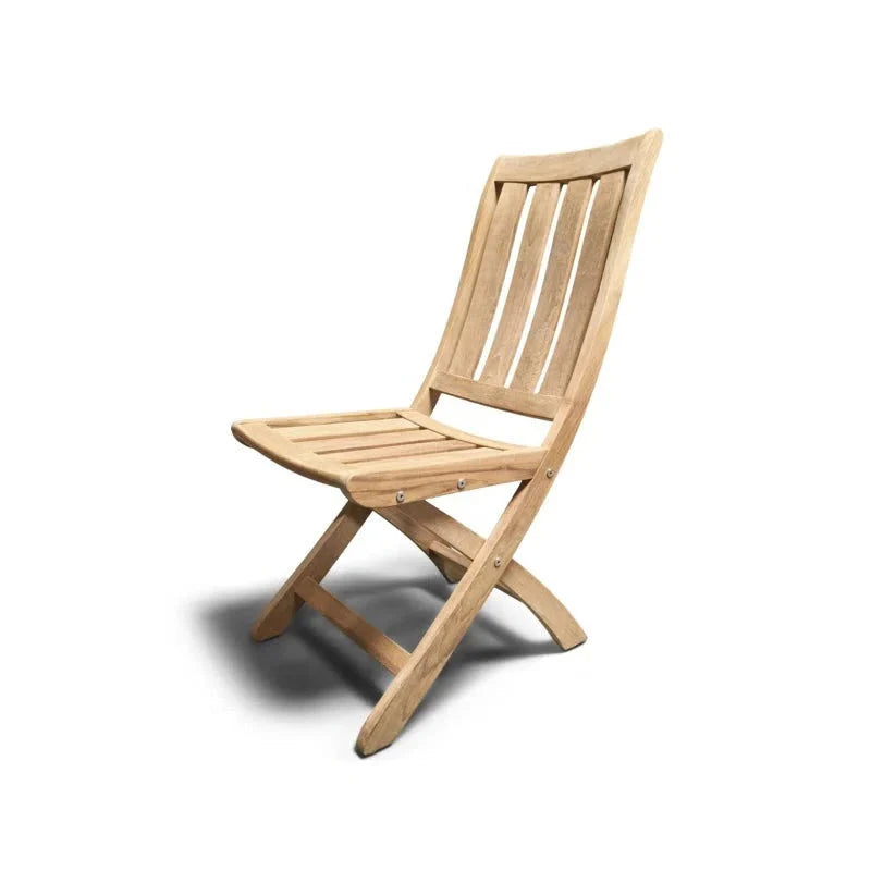 Cambria Teak Outdoor Folding Chair-Outdoor Lounge Chairs-HiTeak-Sideboards and Things