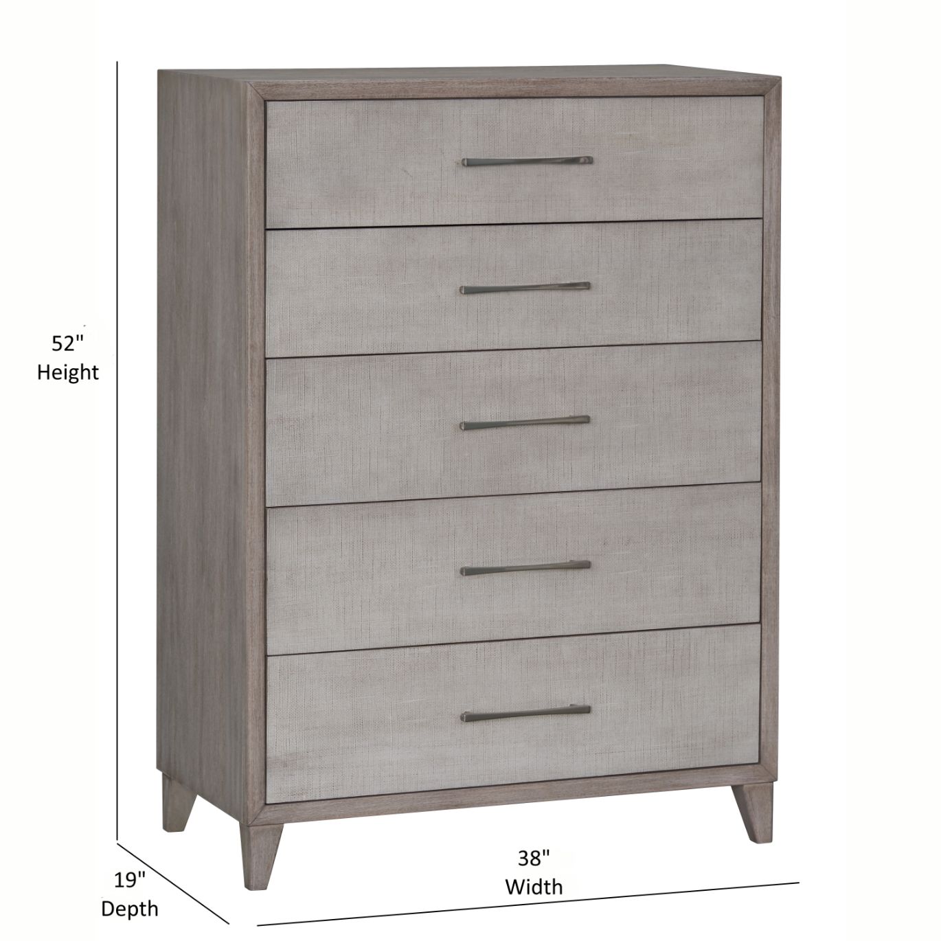 Palmetto Home Cape Five Drawers Wood Chest