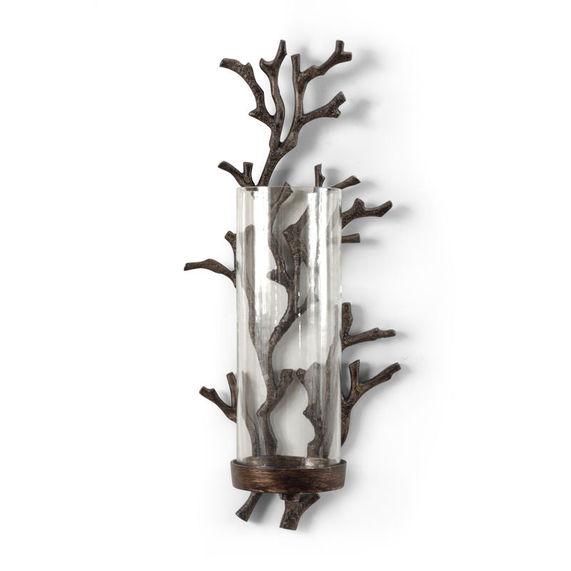 Cast Alloy Coral Design Wall Sconce-Wall Sconces-Wildwood-LOOMLAN