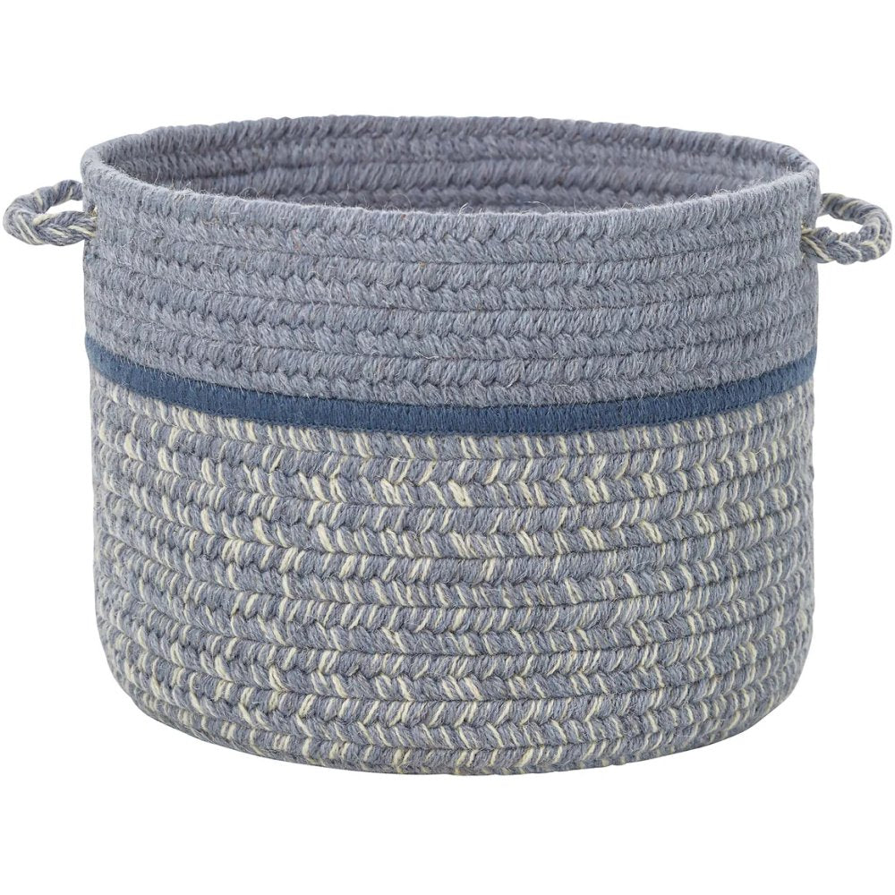 Rhody Rug Casual Comfort Wool Braided Handmade Basket