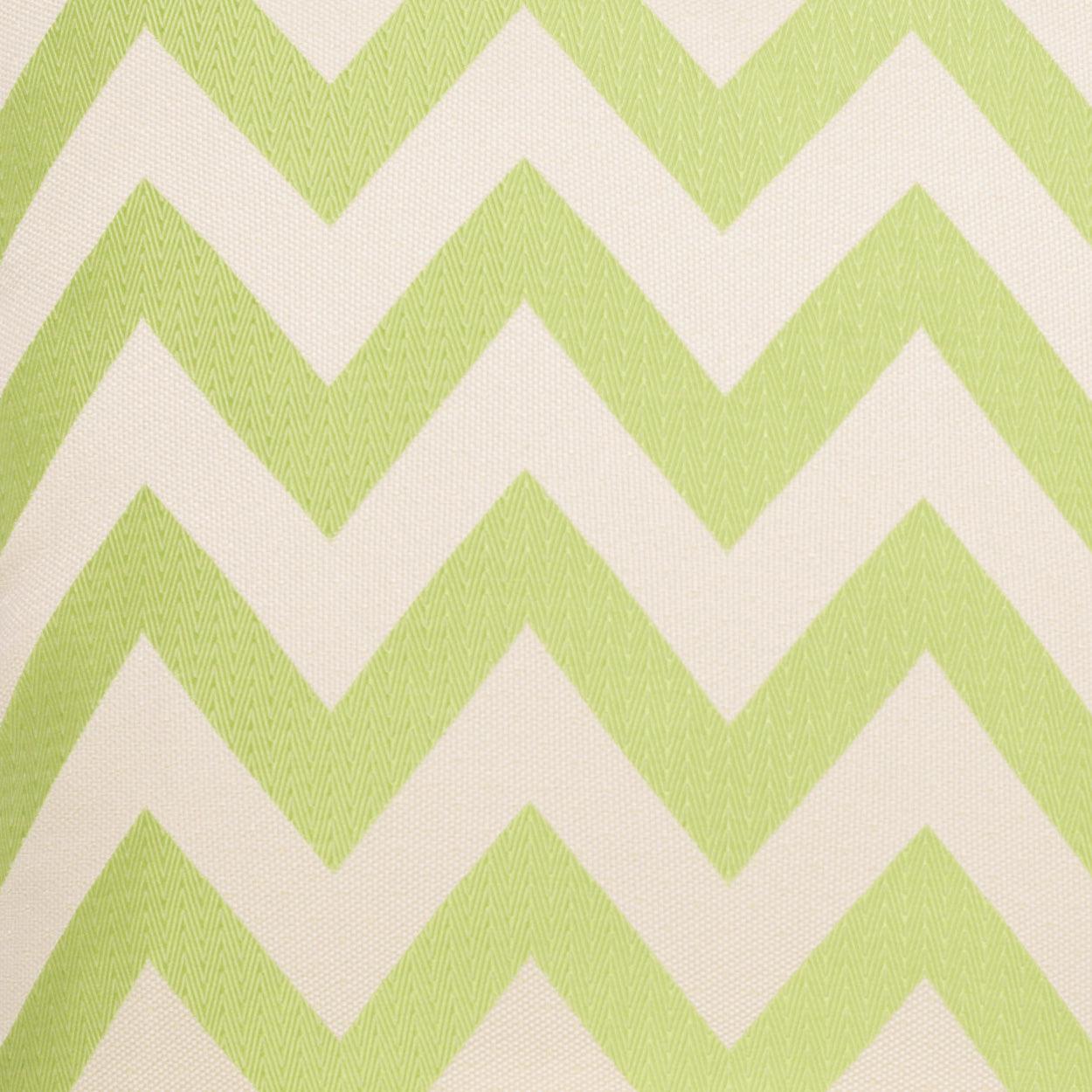 D.V. Kap Chevron Chic Green Throw Pillow With Insert