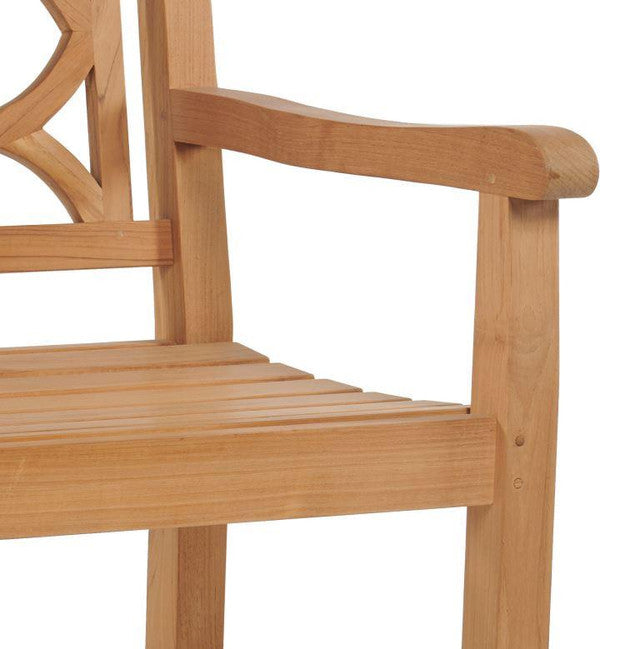 HiTeak Chichester 2-Person Teak Outdoor Bench