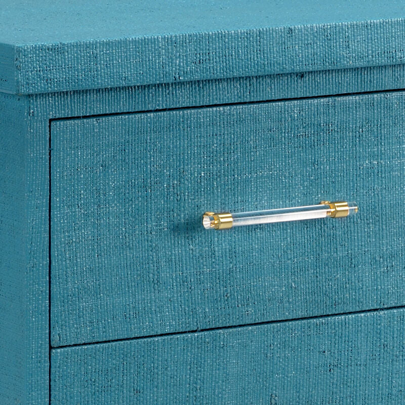 Chelsea House Clifton Raffia Textured Side Chest