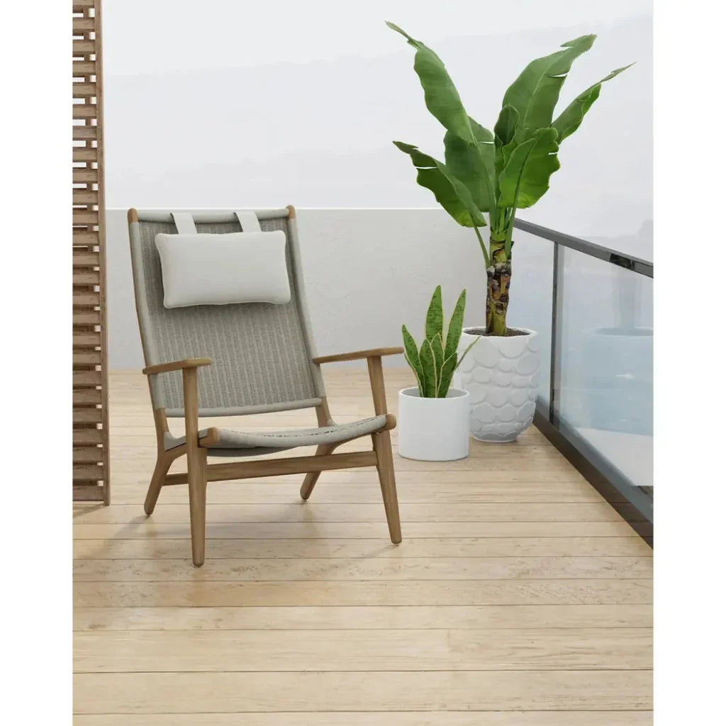 Coastal Cushionless Highback Outdoor Chair -- view 9
