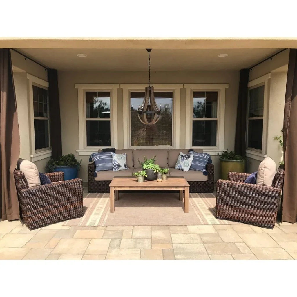 Coastal Durable Teak Outdoor Coffee Table -- view 7