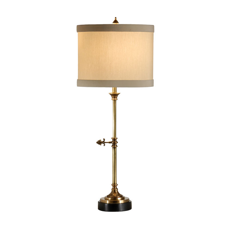 Wildwood Complex Key Solid Brass Framed Table Lamp