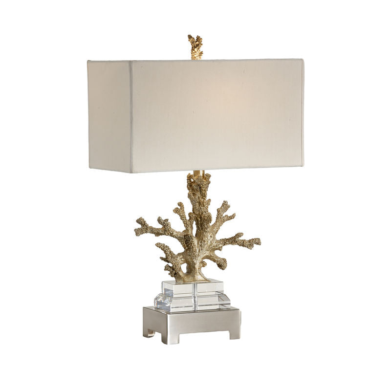 Wildwood Coral Colony Crystal Mounted Table Lamp