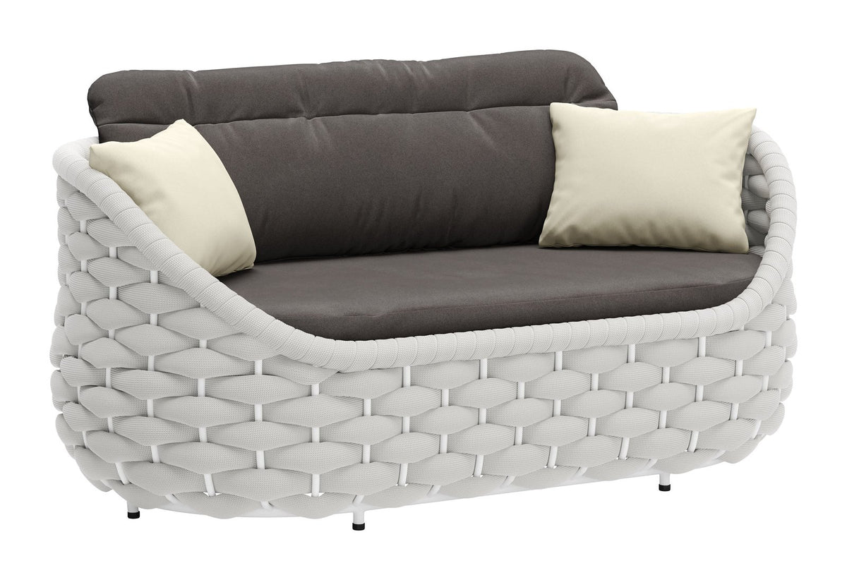 Zuo Modern Coral Reef Loveseat Gray