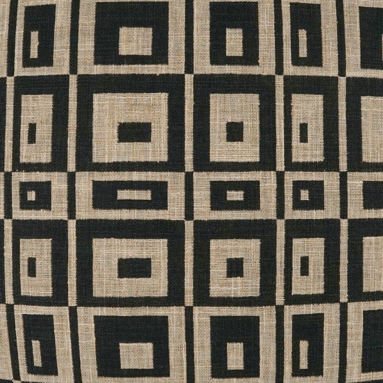 D.V. Kap Cubic Raven Black Throw Pillow With Insert