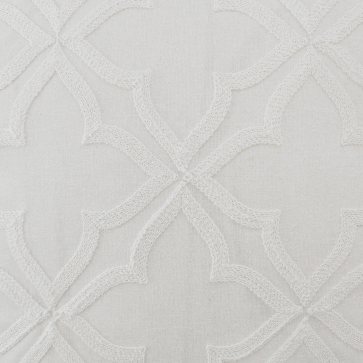 D.V. Kap Decco White Throw Pillow With Insert