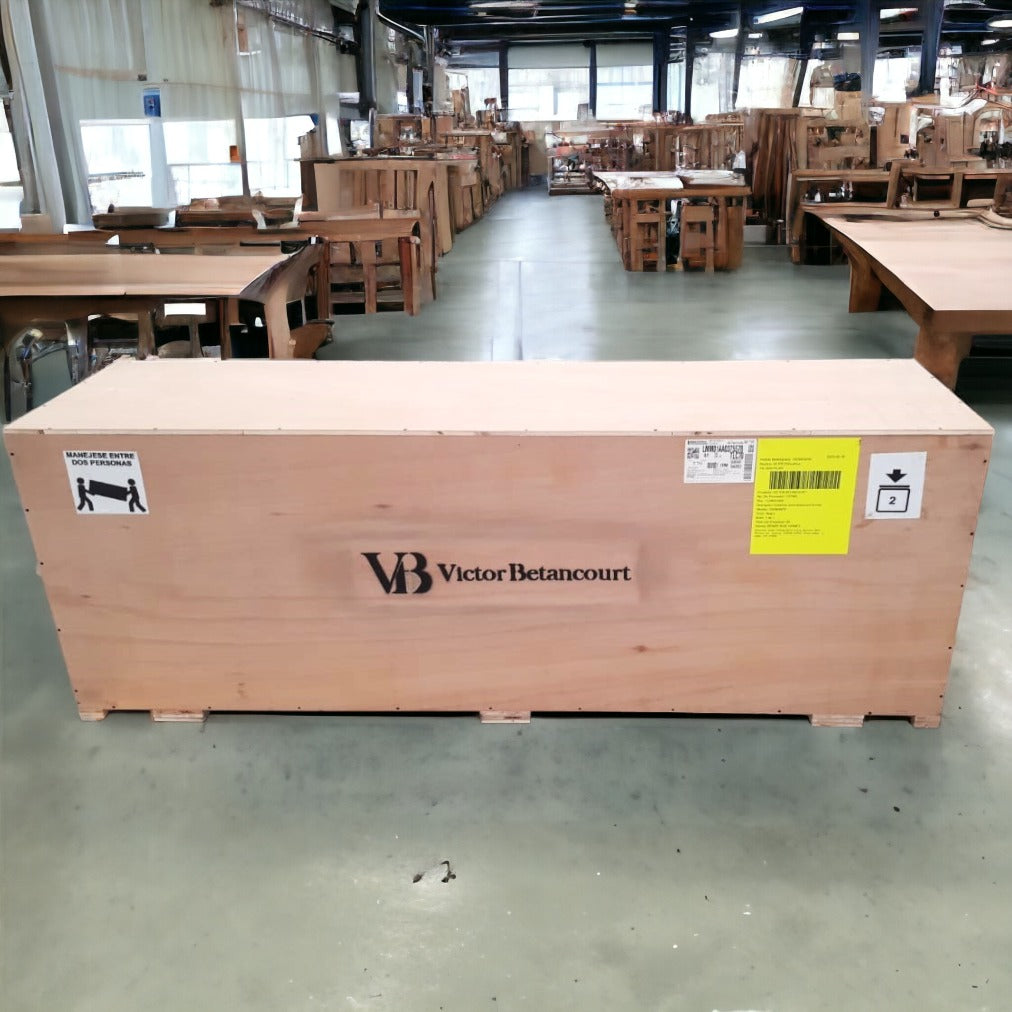 Victor Betancourt Diamond Cedar Wood Buffet Table for Dining Room