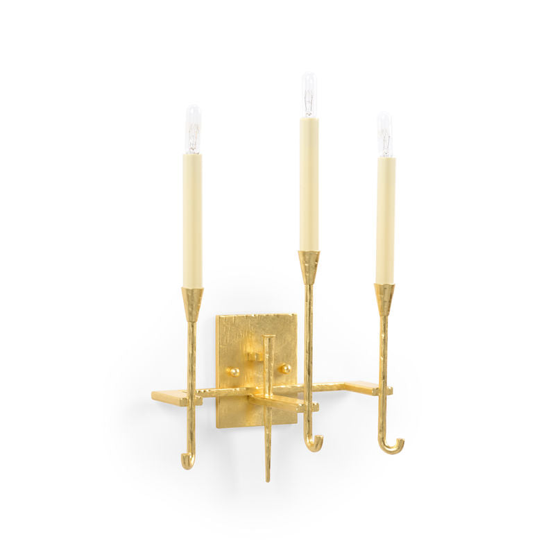 Diego Steel Made Wall Sconce-Wall Sconces-Wildwood-LOOMLAN