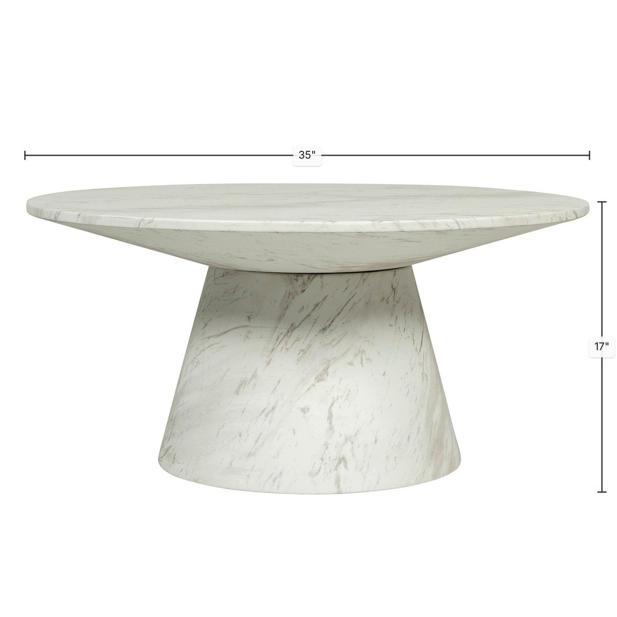LH Home Dream Concrete Outdoor Coffee Table