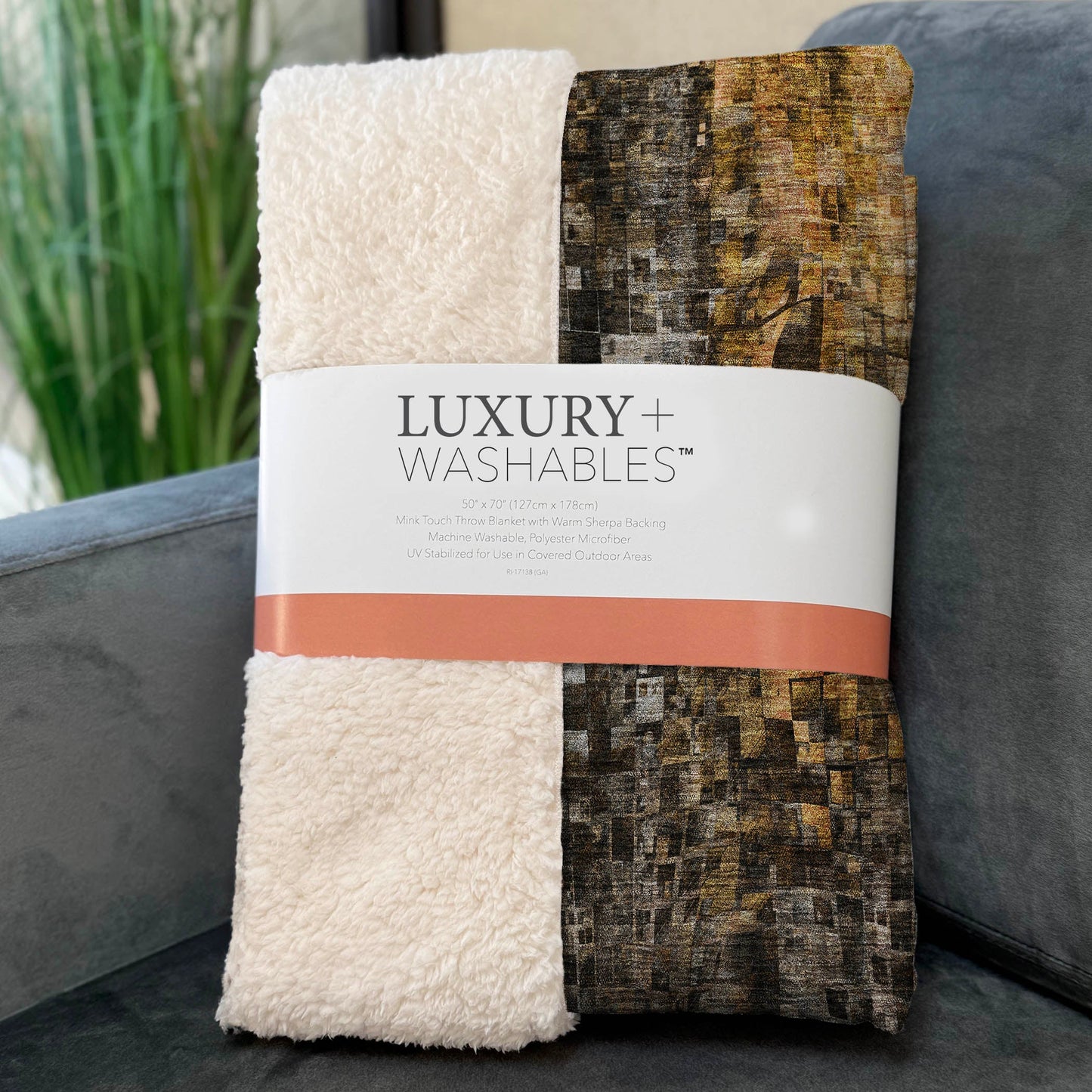 Addison Rugs Dust Echo Brown Washable Indoor-Outdoor Rug