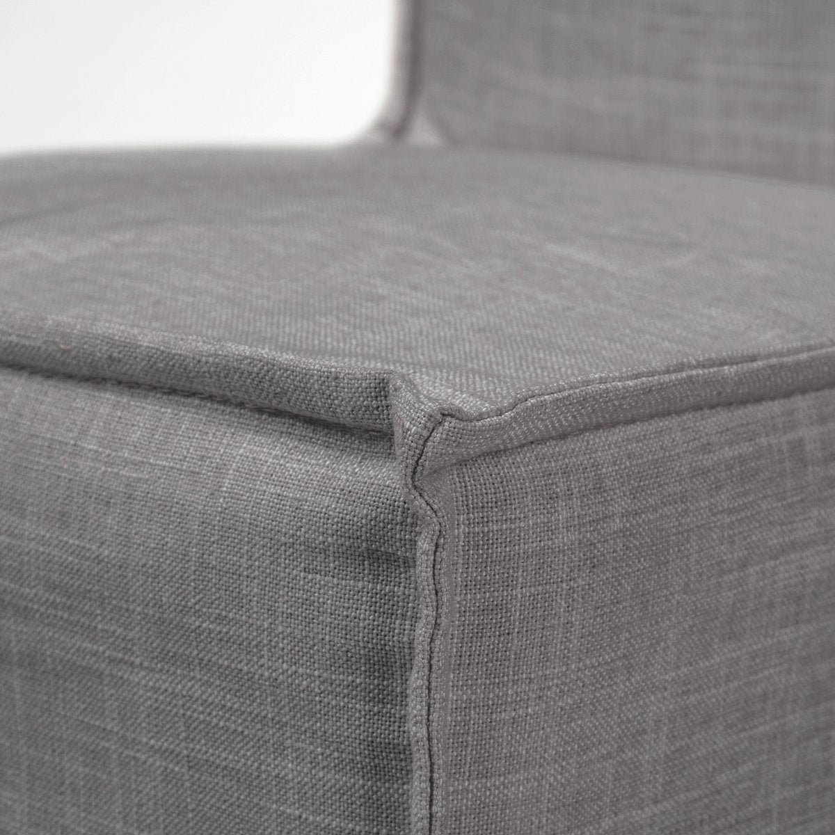 Mercana Elbert Grey Fabric Slip-Cover Dining Chair 2PC