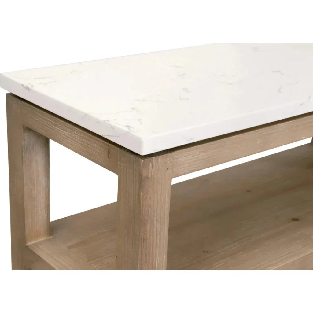 Essentials For Living Emerie 11" Narrow Console Table With Shelves