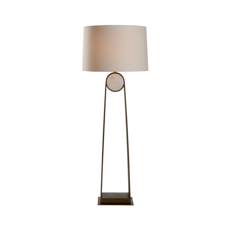 Wildwood Emmons Antique Brass Framed Floor Lamp
