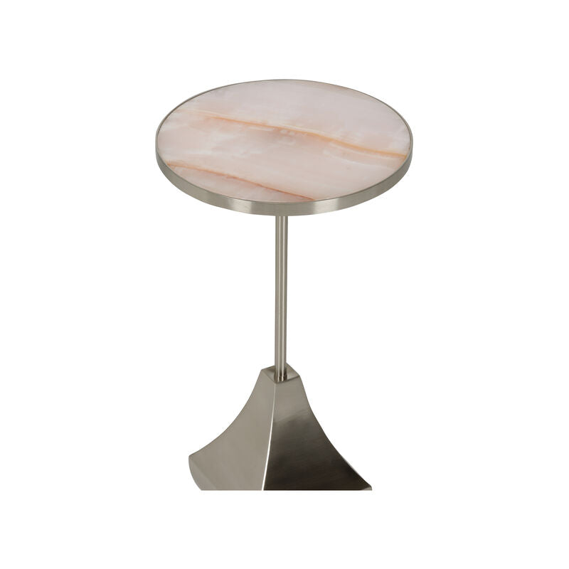 Chelsea House Essex Marble Top Round Drinks Table