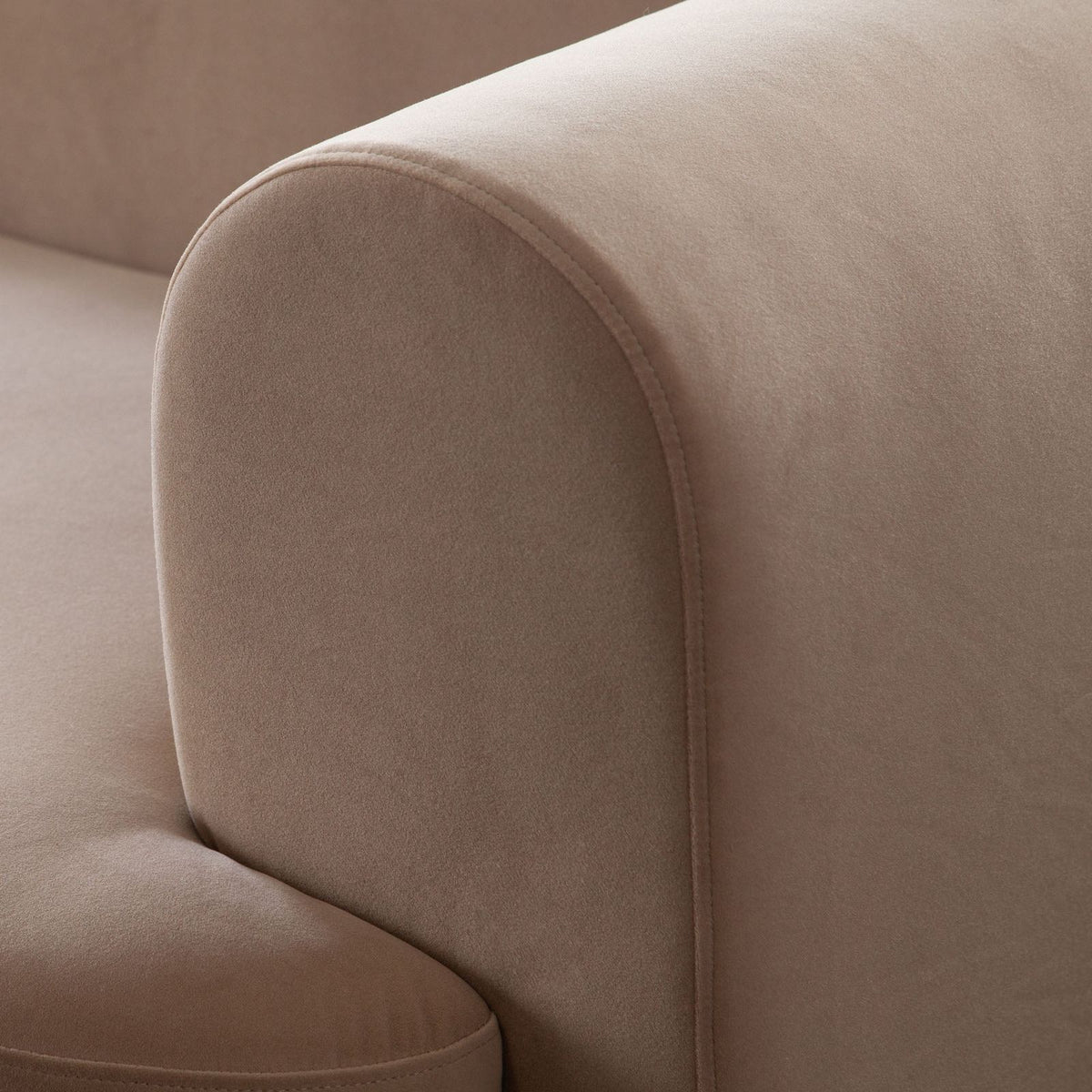 Diamond Sofa Form Camel Performance Velvet Sofa 2 Pillow Balls
