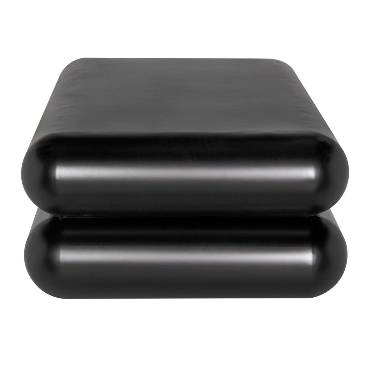 Noir Flexum Steel Black Coffee Table