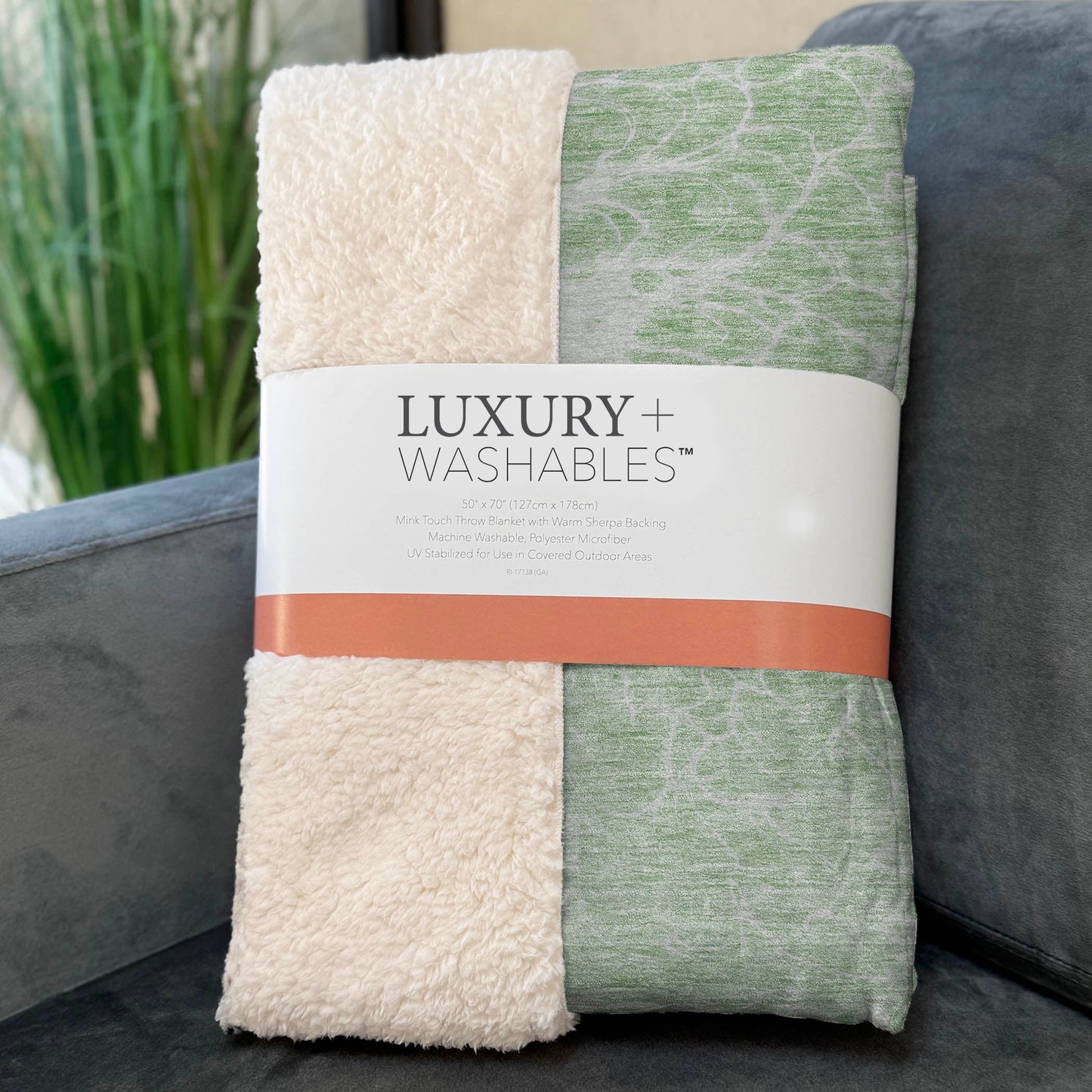 Addison Rugs Fluid Drift Green Washable Indoor-Outdoor Rug