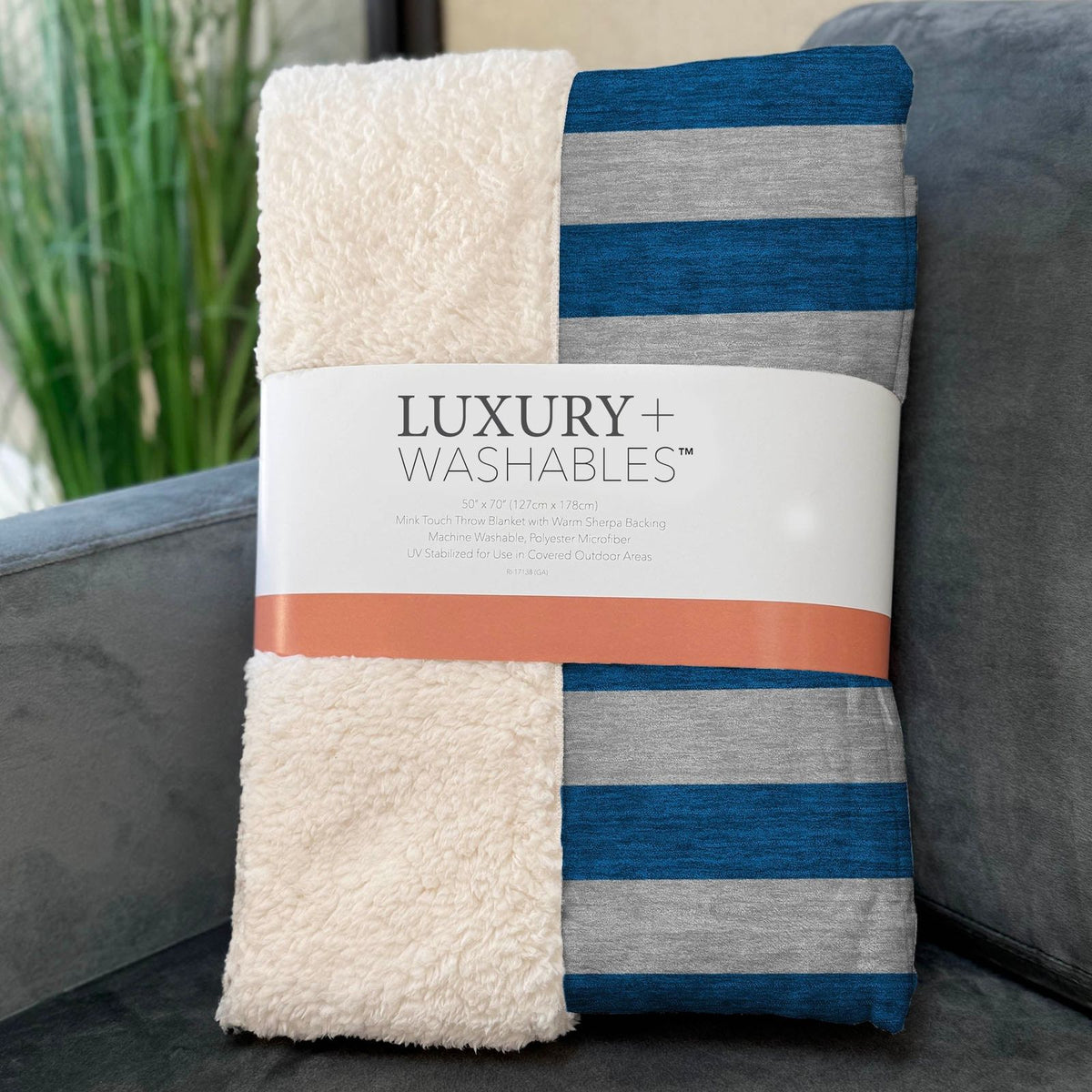 Addison Rugs Fluid Mirage Blue Washable Indoor-Outdoor Rug