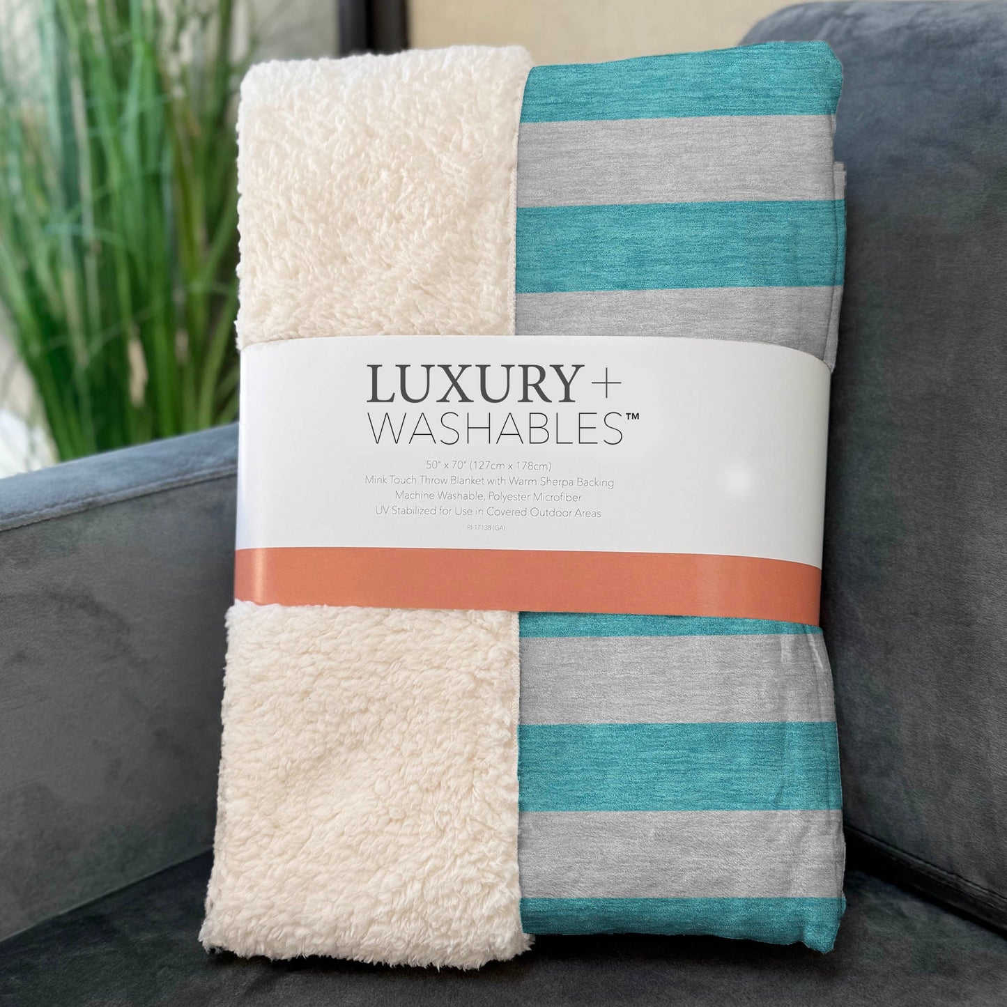 Addison Rugs Fluid Mirage Turquoise Washable Indoor-Outdoor Rug