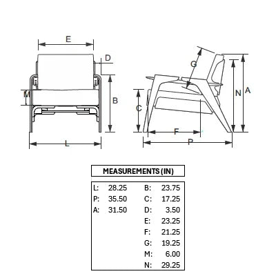 Fly Fabric Accent Chair