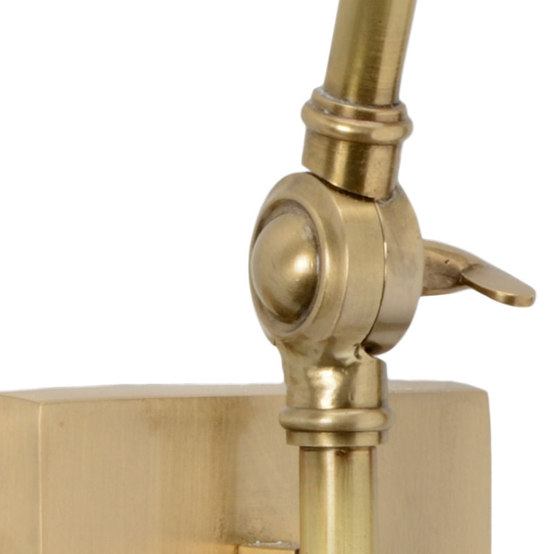 Franklin Arm Wall Sconce - Brass-Wall Sconces-Wildwood-LOOMLAN