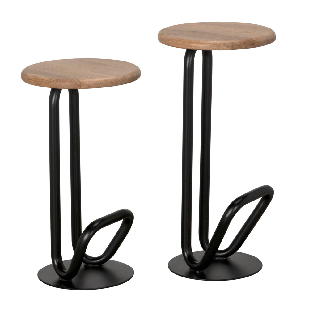 Hook Industrial Steel Framed Bar Stool