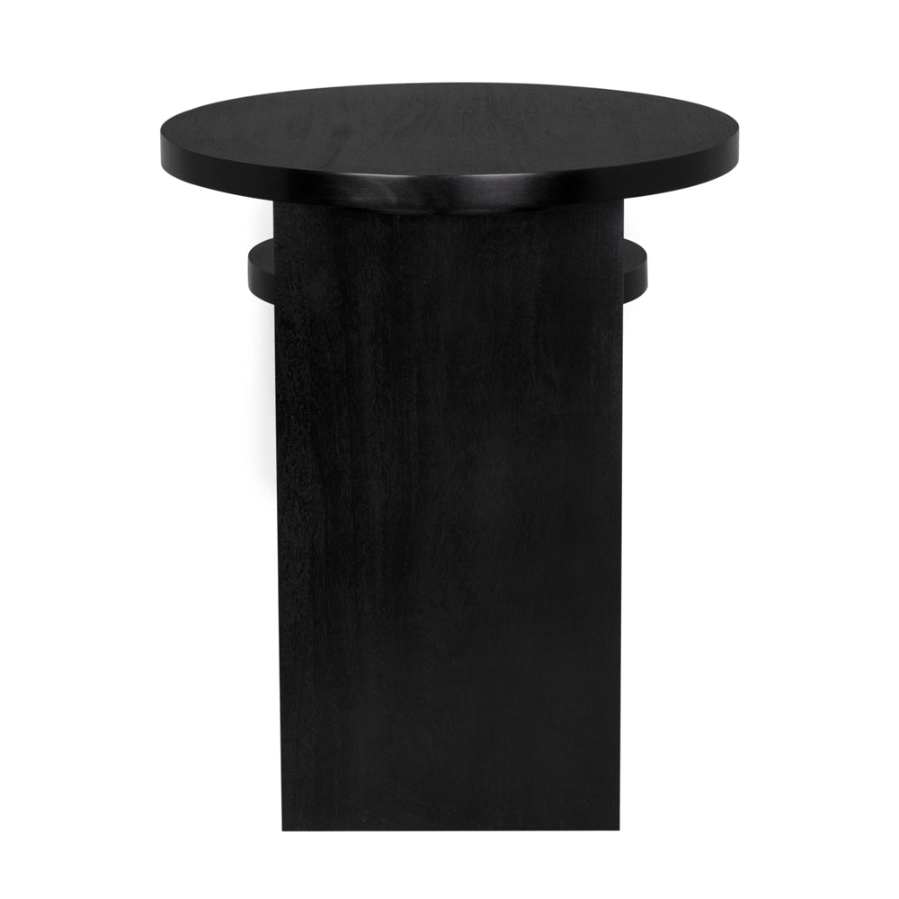 Mikasa Hand Rubbed Black Wooden Side Table