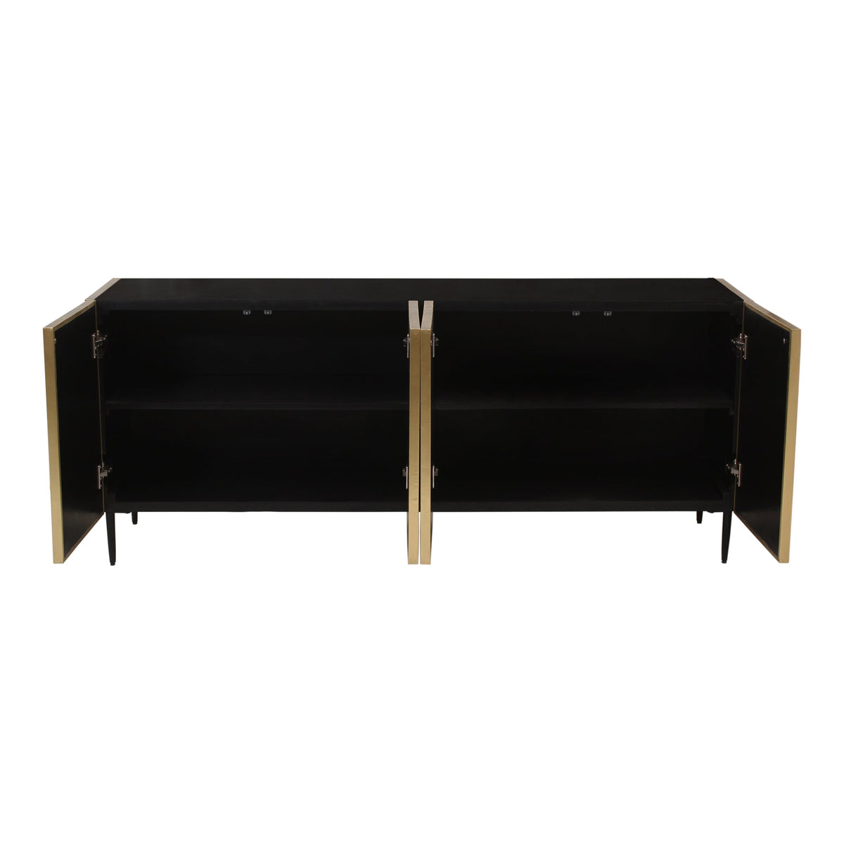 Moe's Home Brogan Wood and Iron Sideboard