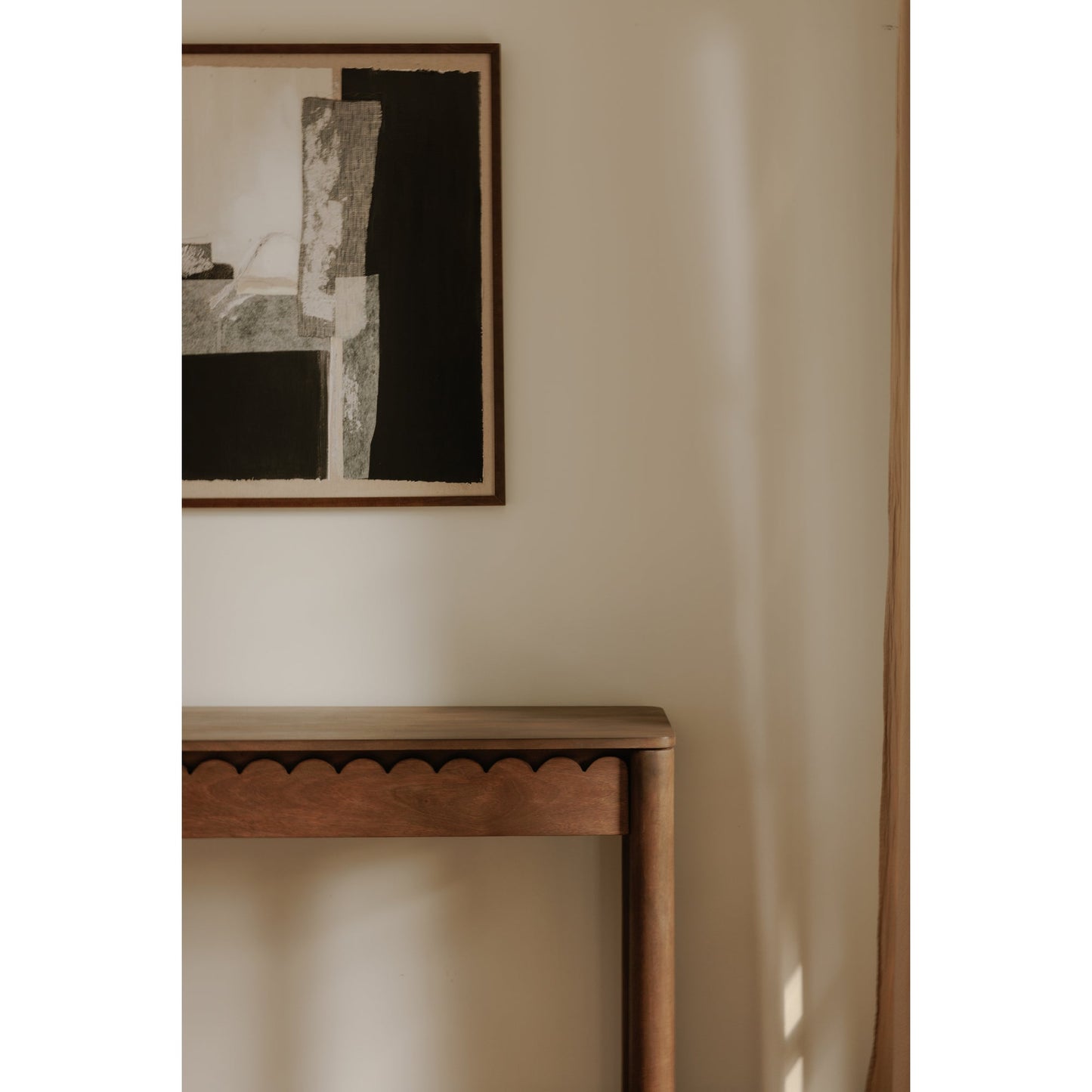 Wiley Wood Brown Rectangular Console Table