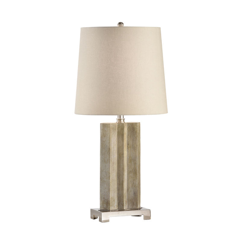 Wildwood Geo I Brass Mounted Table Lamp