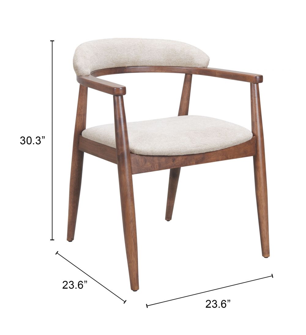 Zuo Modern Goka Fabric Dining Chair