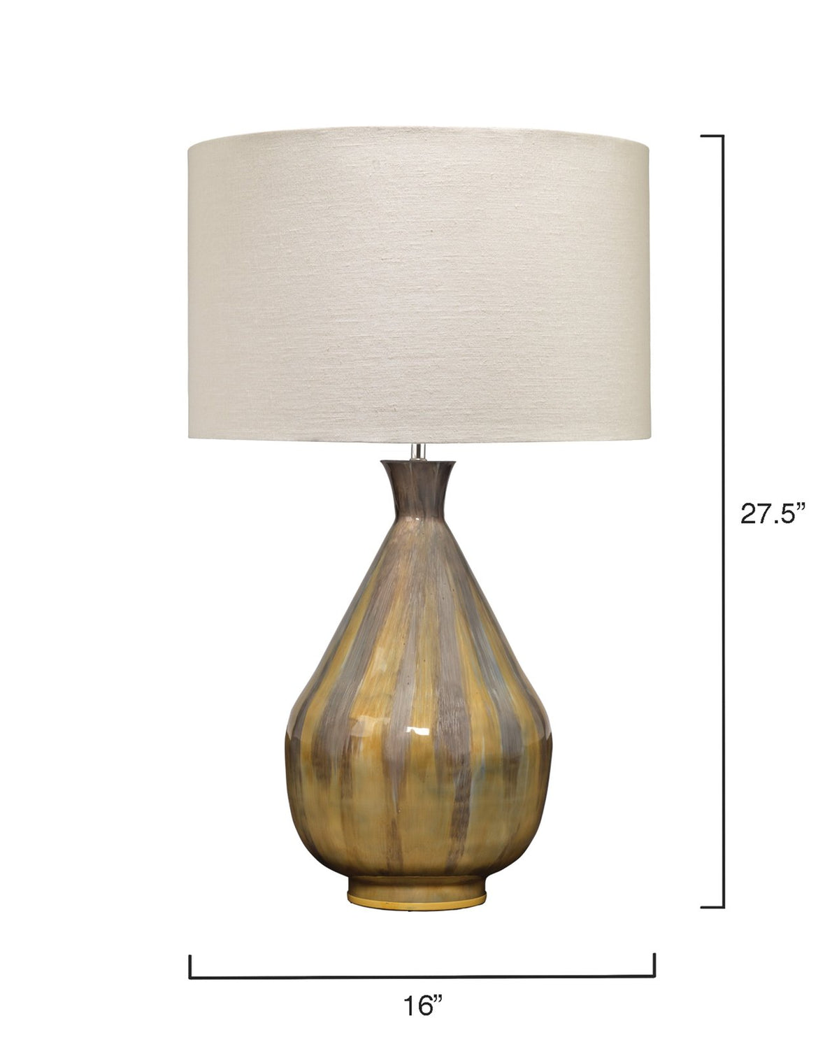 Jamie Young Grey Iron Daybreak Table Lamp