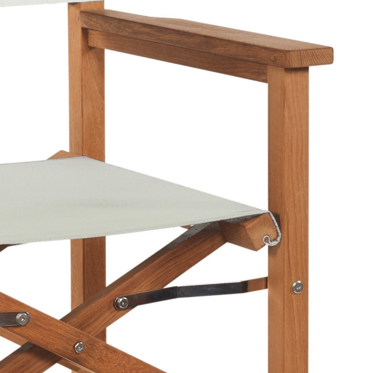 Director Teak Patio Square Bar Height Dining Set 3PC