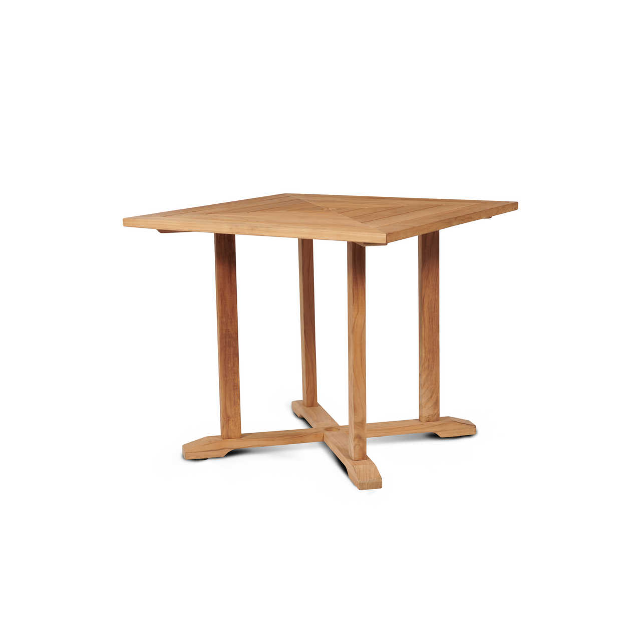 Herning Teak Patio Square Dining Set 5PC