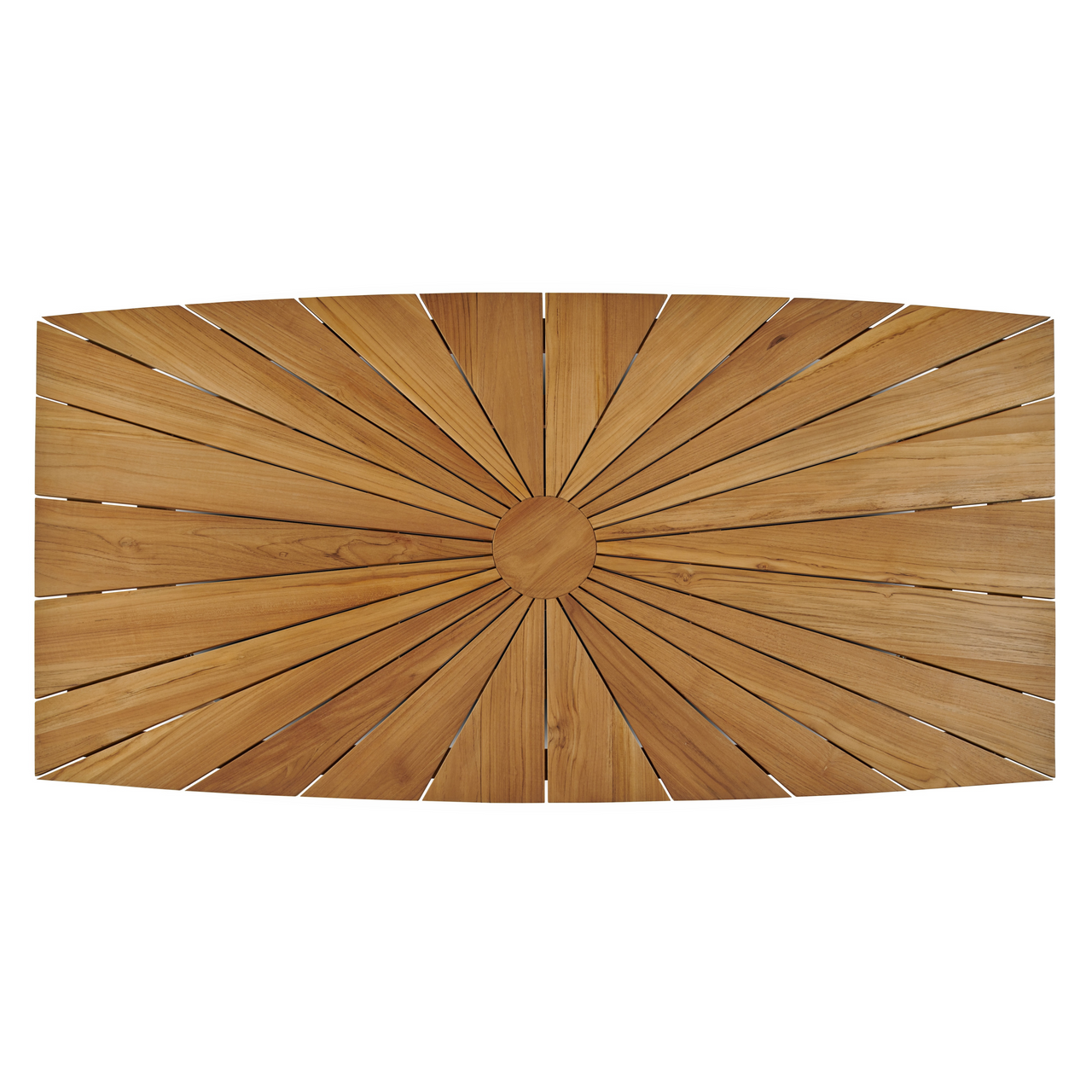 Klint Teak Patio Rectangular Dining Set 7PC