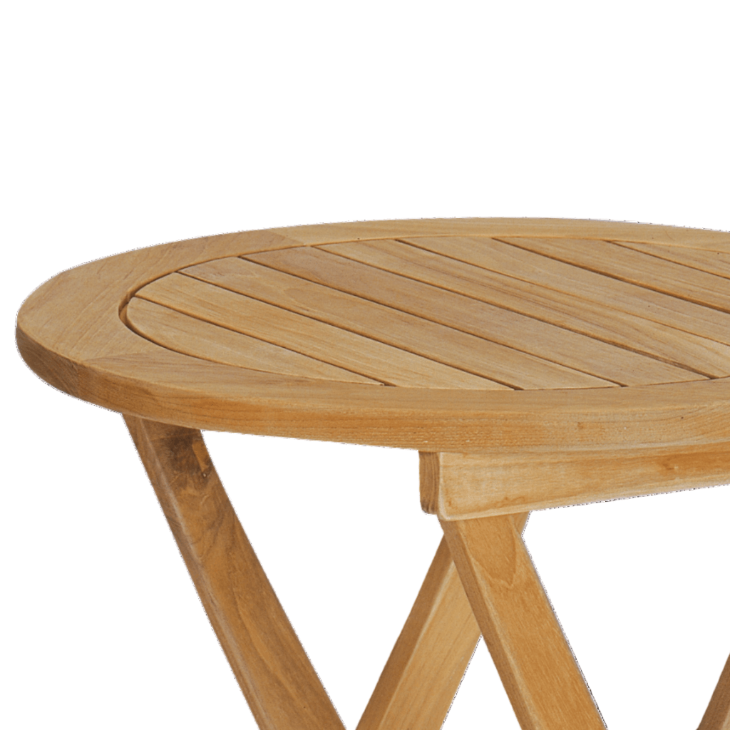 Perrie Teak Patio Round Side Table