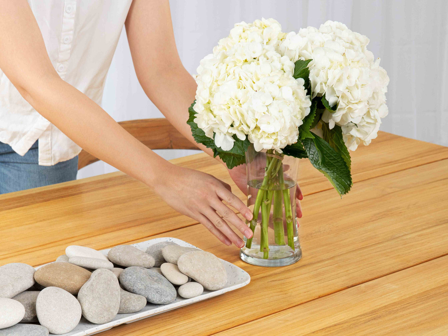 La Costa Teak Patio Wide-Plank Dining Table