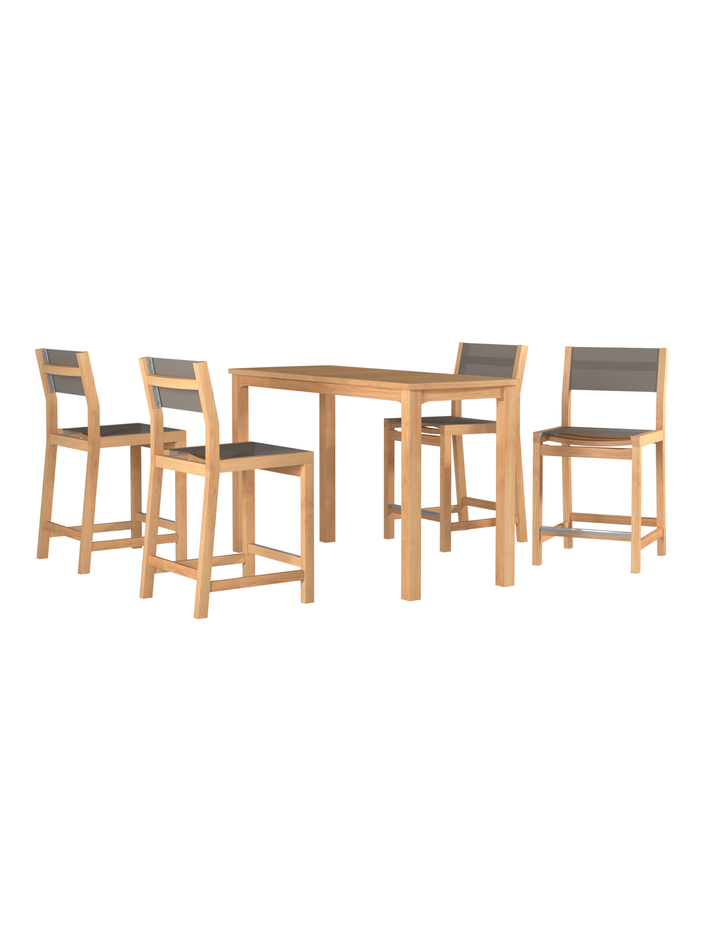 Mirador Teak Patio Rectangular Counter Height Table