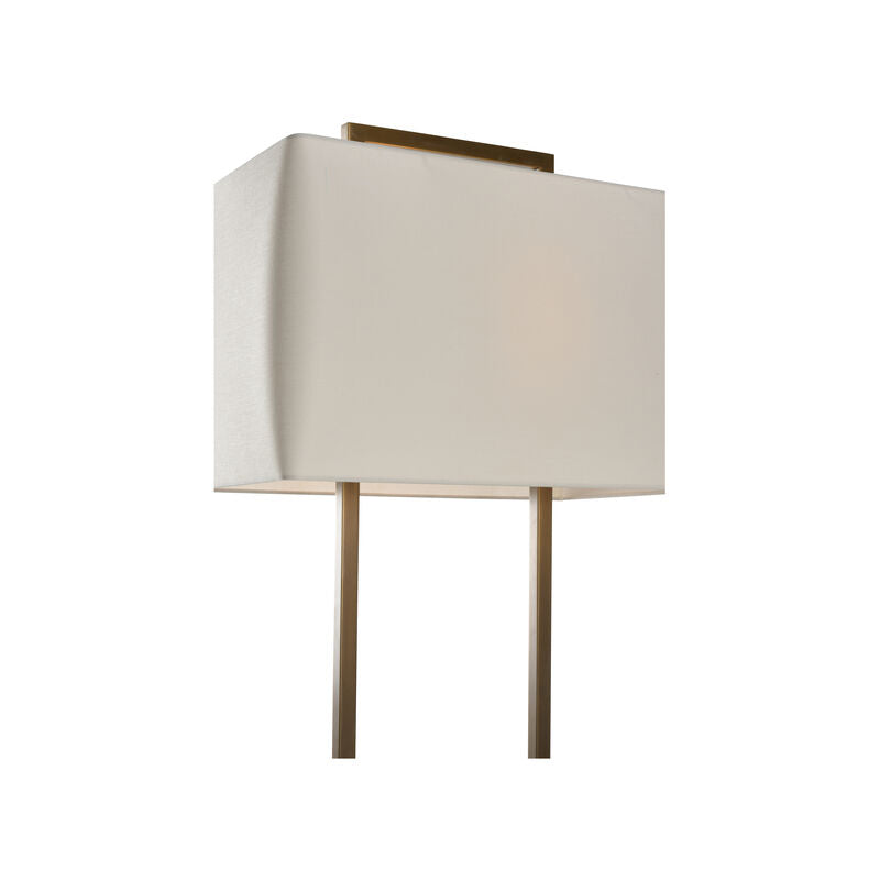 Wildwood Hayes Wood Base Floor Lamp