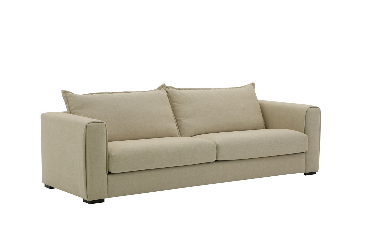 LOOMLAN Custom Upholstery Hedy Low-Profile Deep Seat Fabric Loveseat
