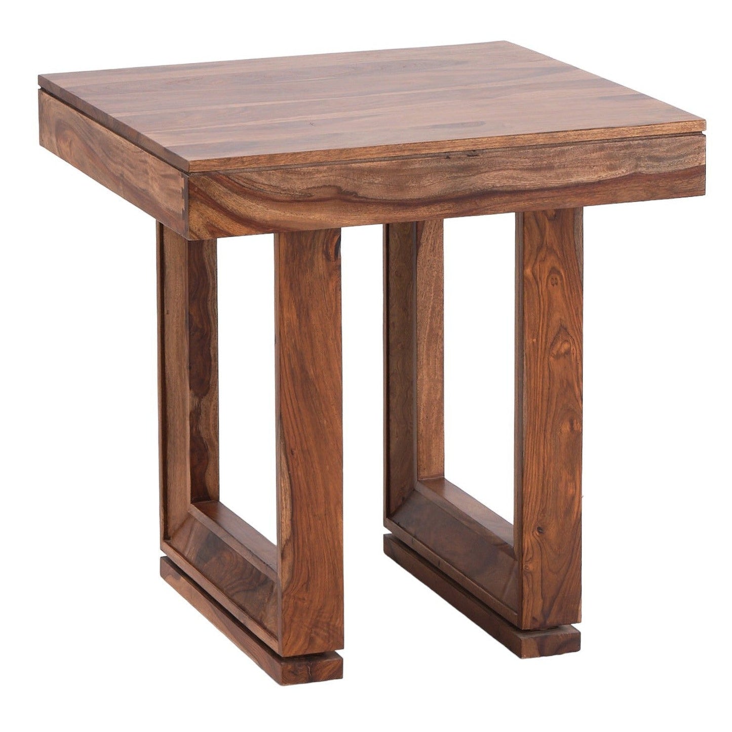 LOOMLAN Colbeck Natural Wood Square Side Table